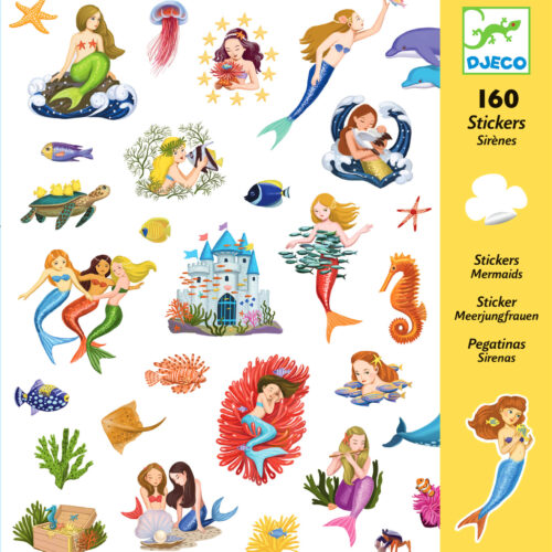 Djeco - Stickers zeemeermin
