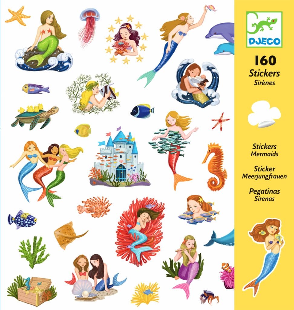 Djeco - Stickers zeemeermin