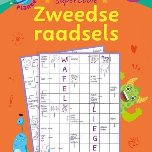 Deltas - Supercoole Zweedse raadsels 8-10 jaar oranje