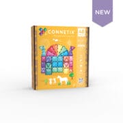 Connetix Magnetic tiles - Glitter castle pack