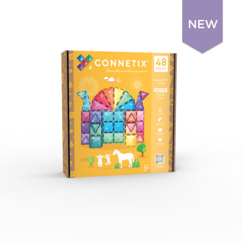 Connetix Magnetic tiles - Glitter castle pack