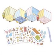 Janod - Cosy stickers tiny trucks 14+
