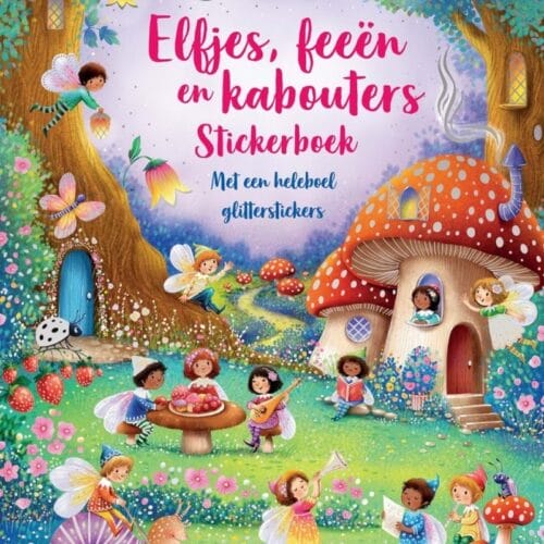 Usborne - Stickerboek elfjes feeën en kabouters
