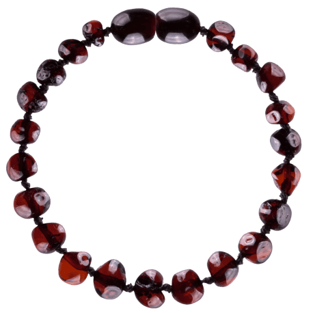 Barnsteen armband kind - Cherry