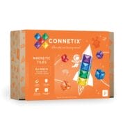 SALE Connetix Magnetic tiles - RAINBOW square pack 42 piece