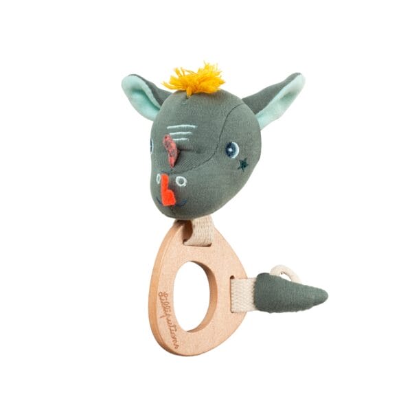 Lilliputiens - Joe draakje houten rammelaar