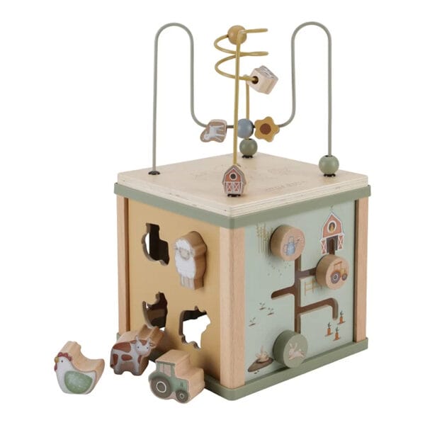 Little Dutch - Activiteitenkubus hout little farm