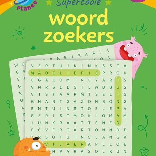Deltas - Supercoole Woordzoekers 8-10 jaar groen