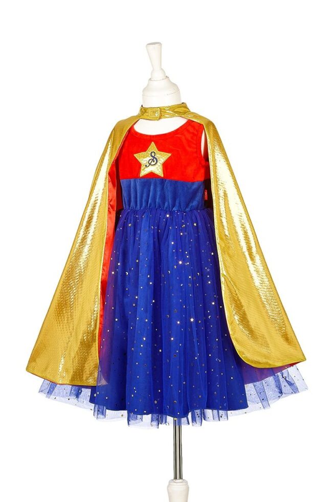 Souza - Verkleedkleding Super Hero Girl (3-10 jaar)