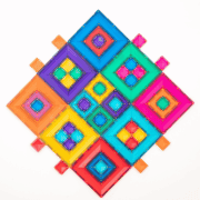 SALE Connetix Magnetic tiles - BRIGHT portal pack