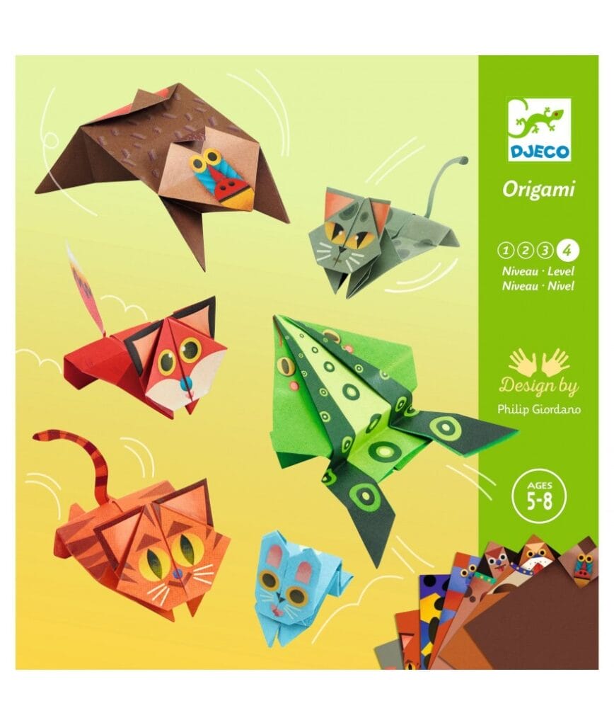 Djeco - Origami springende dieren 7-12 jaar