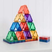 SALE Connetix Magnetic tiles - RAINBOW square pack 42 piece