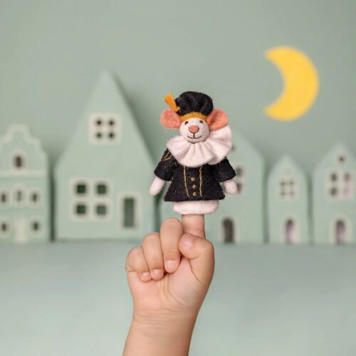 Sjaal met verhaal - Vingerpopje hoofdpiet
