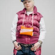 Susan Bijl - The new pouch - Small - Orange pink panther