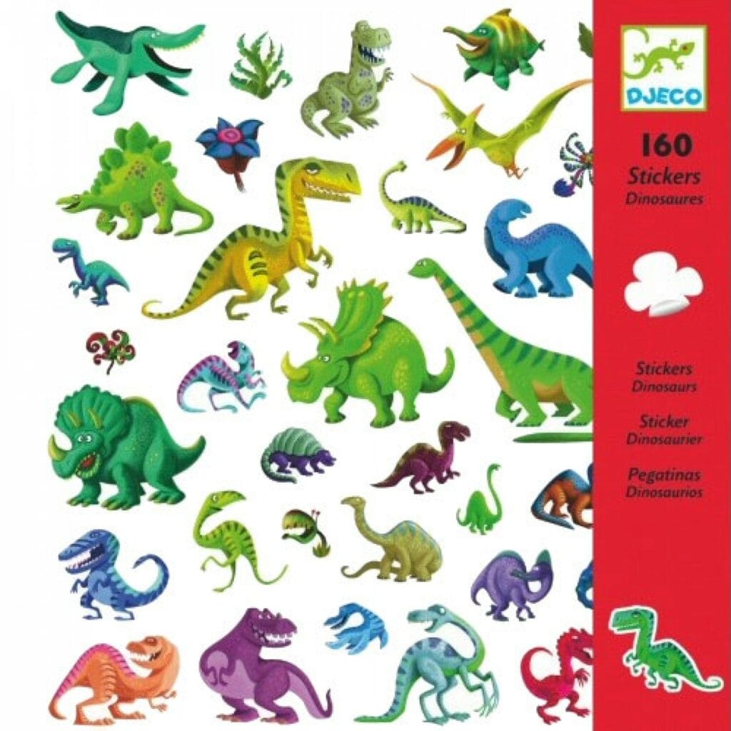 Djeco - Stickers dinosaurus
