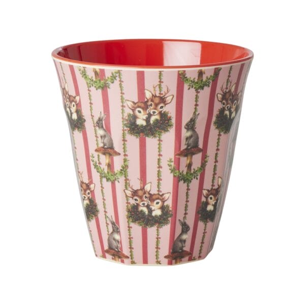 Rice - Melamine beker medium - retro