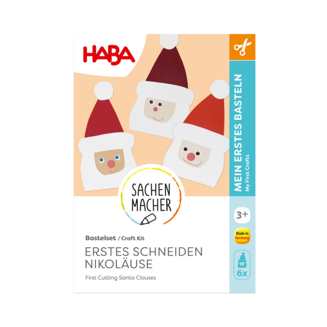 Haba - Knutselset knippen kerstmannetjes