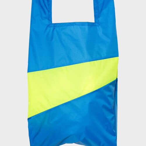 Susan Bijl - The new shopping bag - Large - Wave fluo yellow