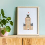 Poster Dordrecht Grote Kerk A3
