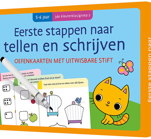 Deltas - Oefenkaarten met uitwisbare stift - Tellen en schrijven