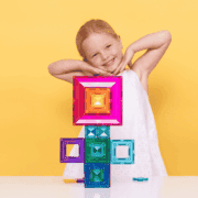 SALE Connetix Magnetic tiles - BRIGHT portal pack