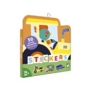 Janod - Mijn eerste grote stickers - voertuigen