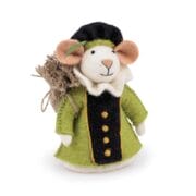 Sjaal met verhaal - Pietermuis met zak groen