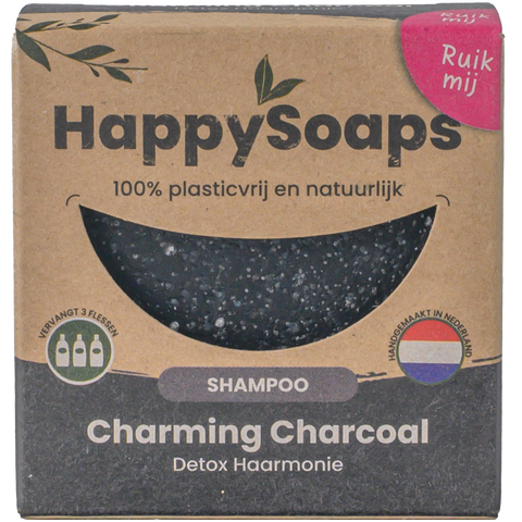 HappySoaps - Shampoo bar - Charming Charcoal