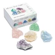 Doosje met ruwe mineralen