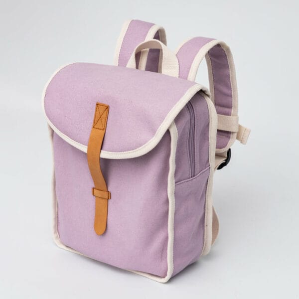 Petit Monkey - Rugzak recycled katoen lilac