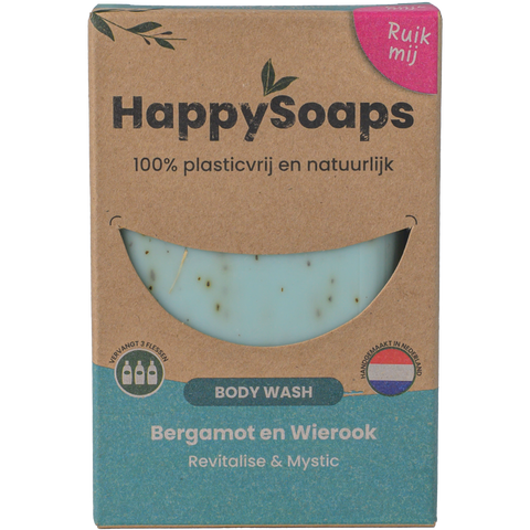 HappySoaps - Bodywash - Bergamot en wierook