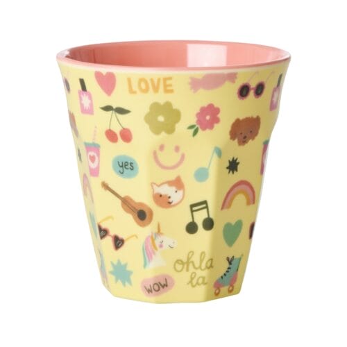 Rice - Melamine beker - Unicorn love