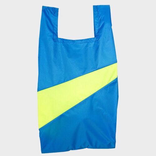 Susan Bijl - The new shopping bag - Medium - Wave fluo yellow