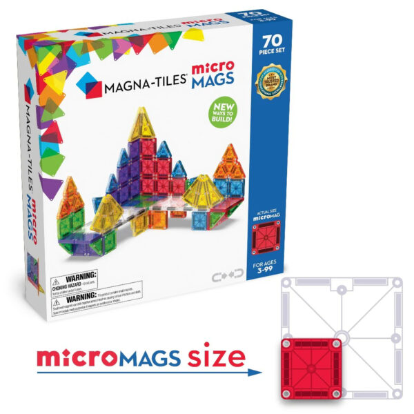 Magnatiles - Micromags 70 piece Deluxe set