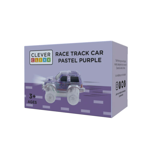Cleverclixx - Raceauto paars voor de racetrack intense (werkt alleen op cleverclixx)