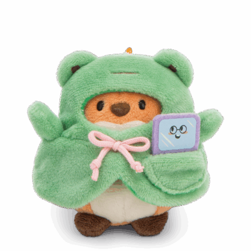 Mymochi - Vosje met kikkerkostuum