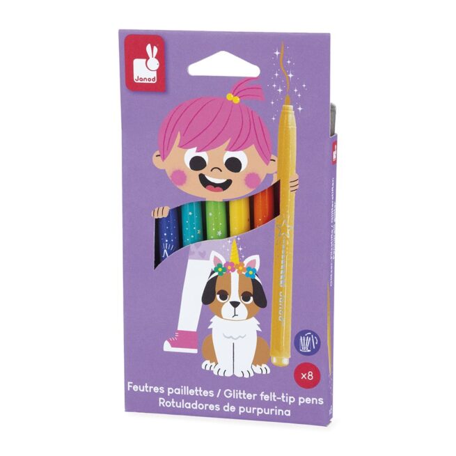 Janod - Viltstiften met glitter
