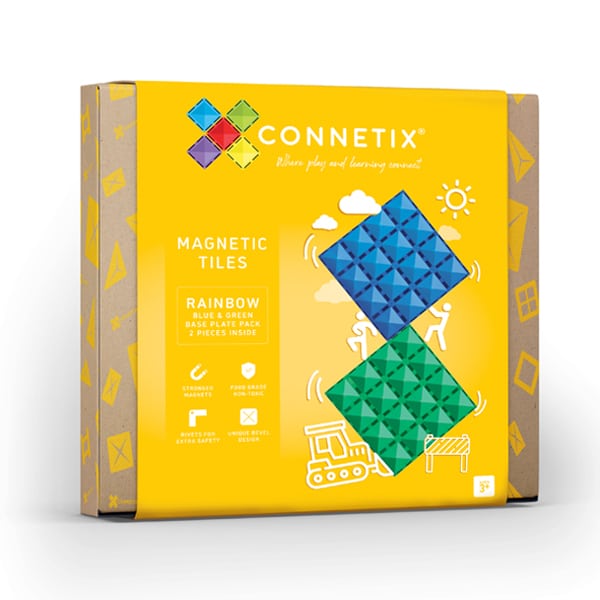 Connetix Magnetic tiles - Base plate blue/green
