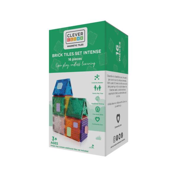 Cleverclixx - Brick tiles set voor LEGO® of duplo