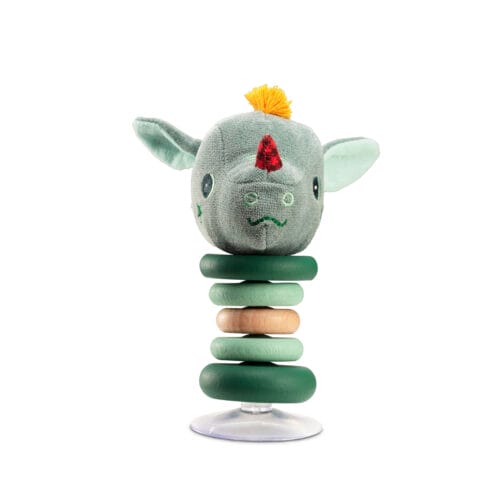 Lilliputiens - Swingende rammelaar met zuignap Joe