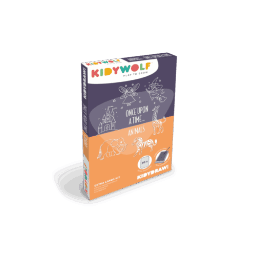 Kidywolf - REFILL tekeningen kidydraw mini - once upon a time/animals