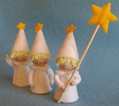 Pippilotta - Viltpakketje Drie lichtdragertjes