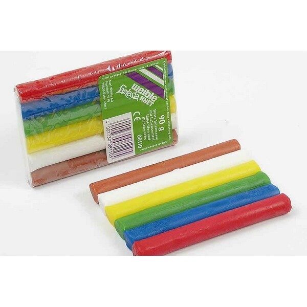 Weible Kneedbijenwas zacht 6 stuks 90 gram