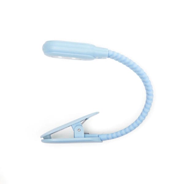 Kikkerland - Oplaadbaar boekenlampje blauw