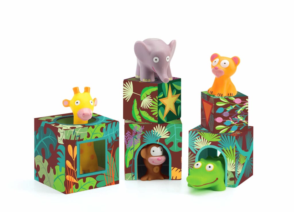 Djeco - Topanijungle maxi stapelblokken DJ09101