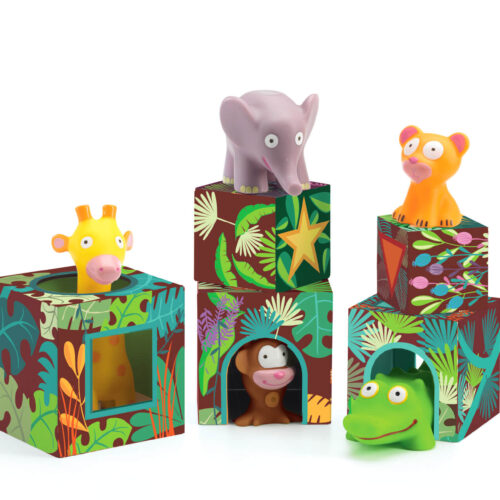 Djeco - Topanijungle maxi stapelblokken DJ09101