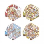 Janod - Cosy stickers tiny trucks 14+