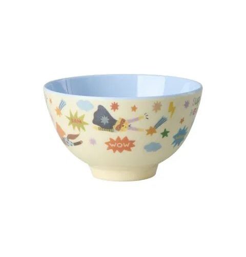 Rice – Melamine schaaltje small – Hero print blue