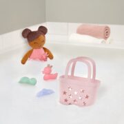 Lullababy - Badpop bruin haar in mandje