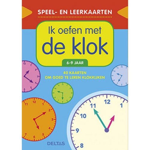 Deltas - Speel-en leerkaarten - ik oefen met de klok